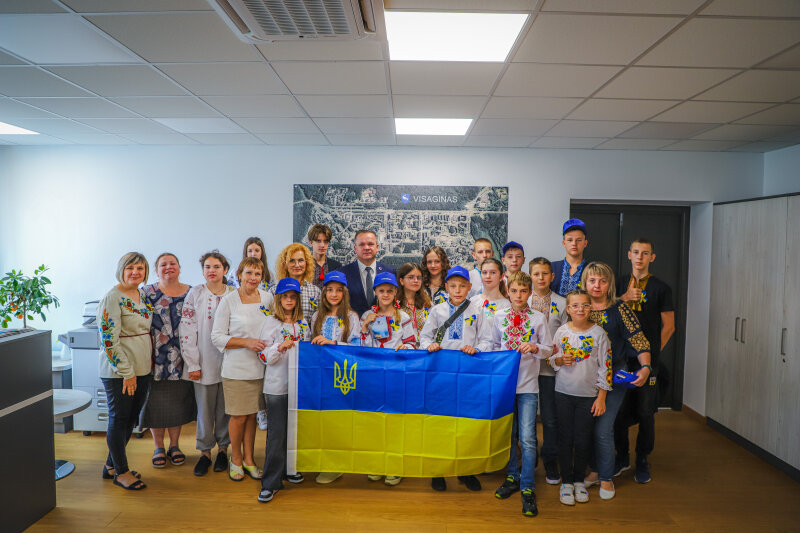 Visagino savivaldybė ištiesė ranką nuo karo nukentėjusiems ukrainiečių vaikams