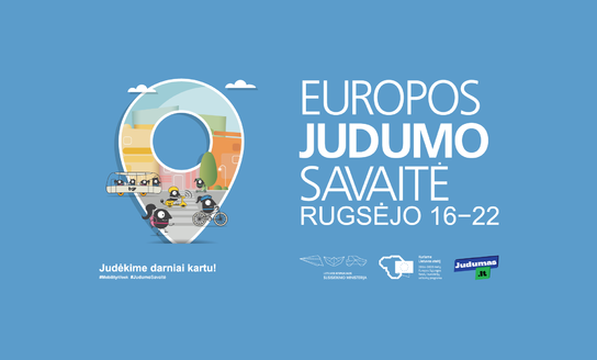Į Lietuvą atkeliauja rugsėjo 16–22 d. vyksianti Europos judumo savaitė: prie Vilniaus šiemet...