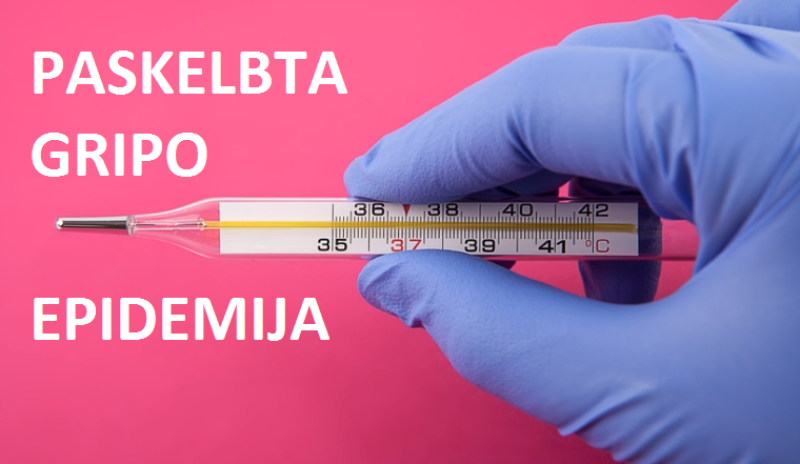 Dėmesio! Visagino savivaldybėje paskelbta gripo epidemija
