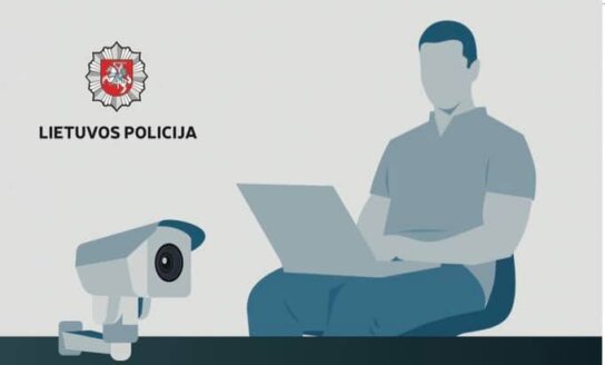 Policija kviečia registruoti turimas vaizdo kameras