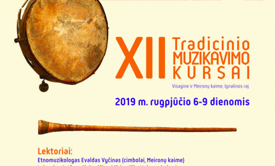 Tradicinio muzikavimo kursai Visagine ir Meironyse, Ignalinos r.
