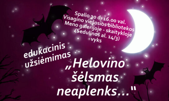 Edukacinis užsiėmimas „Helovino šėlsmas neaplenks...“