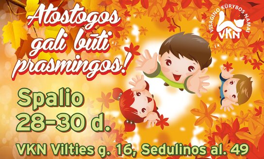 Atostogos gali būti prasmingos! Kviečia VKN