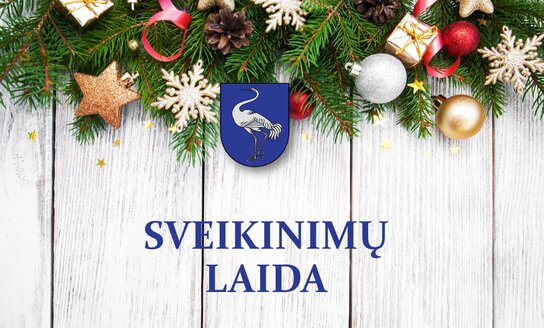 Visagino savivaldybės mero sveikinimas šv. Kalėdų ir Naujųjų metų proga