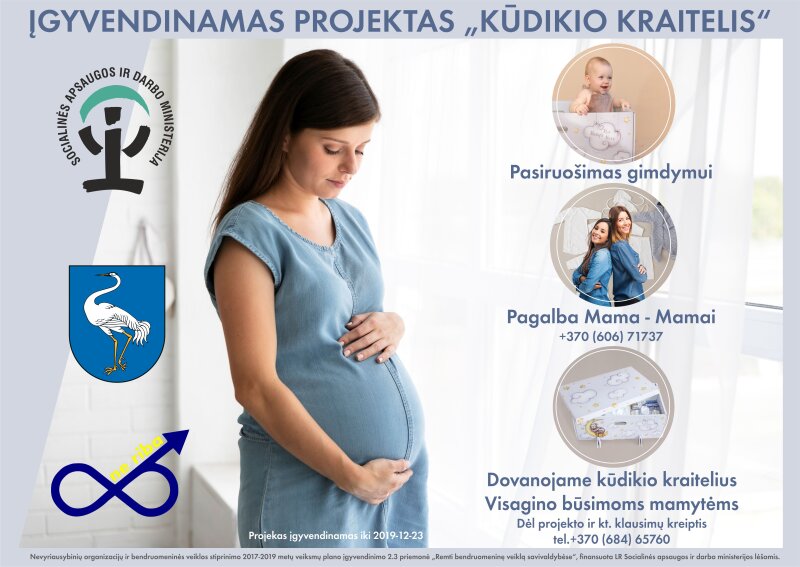 Visagine įgyvendinamas projektas „Kūdikio kraitelis“