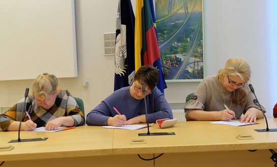 Nacionalinį diktantą rašė 87 visaginiečiai