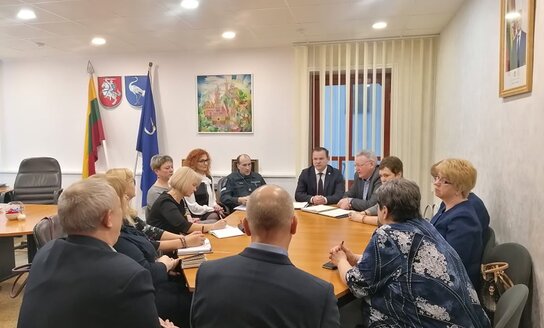 Pasitarimas dėl saugumo švietimo įstaigose