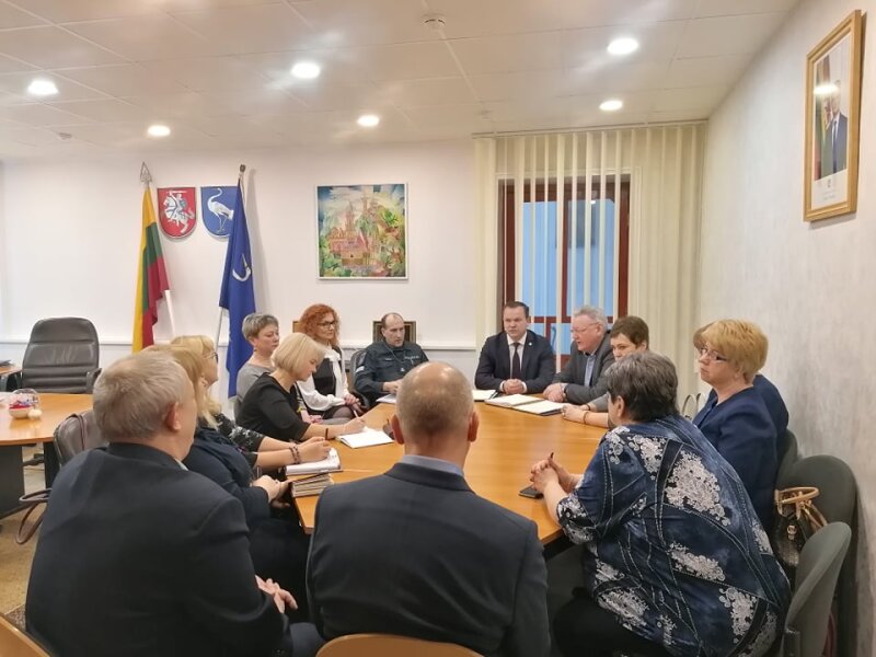 Pasitarimas dėl saugumo švietimo įstaigose