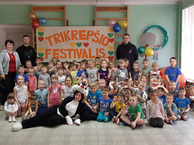 Lopšelio-darželio "Auksinis raktelis" ugdyiniai dalyvavo trikrepšio festivalyje