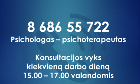 Anoniminė psichologinė pagalba karantino laikotarpiu