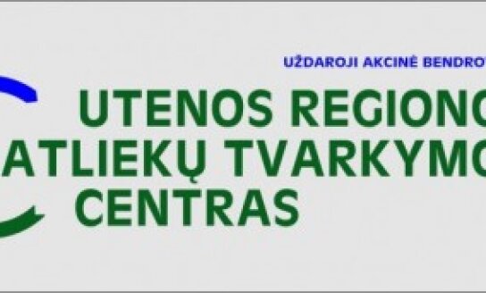 UAB „Utenos regiono atliekų tvarkymo centro“ informacija 
