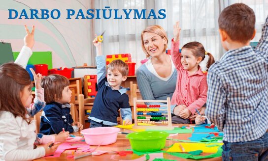 Visagino vaikų lopšelis-darželis ,,Ąžuoliukas“ skelbia atranką