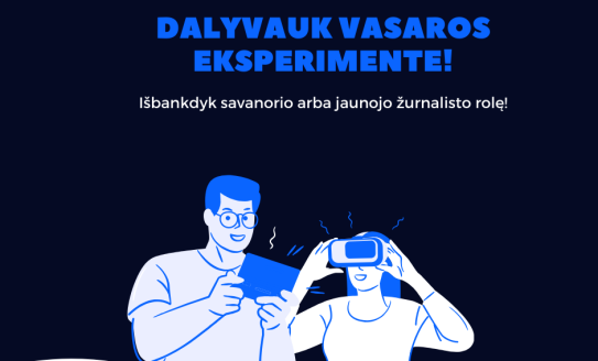 Eurodesk Lietuva kviečia į eksperimentą 14–18 m. amžiaus jaunuolius 
