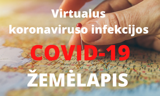 Sukurtas patogus informavimo įrankis – virtualus koronaviruso žemėlapis