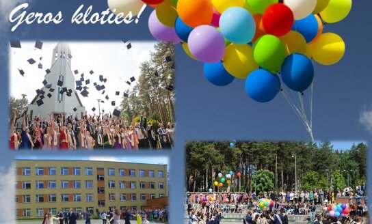 Geros kloties, abiturientai!