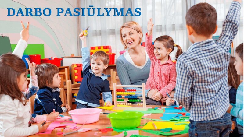 Visagino vaikų lopšelis-darželis ,,Ąžuoliukas“ skelbia atranką