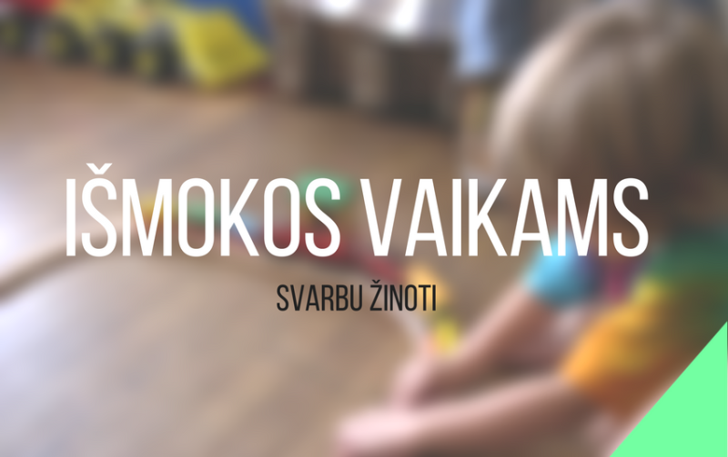 Gera naujiena tėveliams