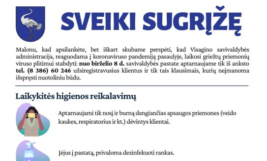 Nuo birželio 8 d. pradedame klientų aptarnavimą