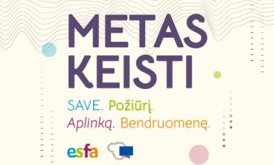 Dalinkis iniciatyva ir laimėk kampanijos „Metas keisti“ prizą!