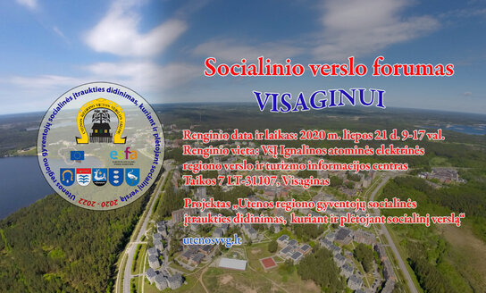 Socialinio verslo forumas VISAGINUI