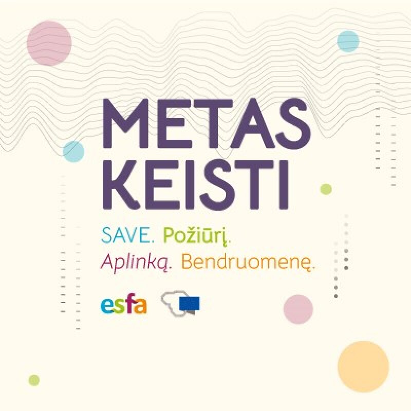 Dalinkis iniciatyva ir laimėk kampanijos „Metas keisti“ prizą!
