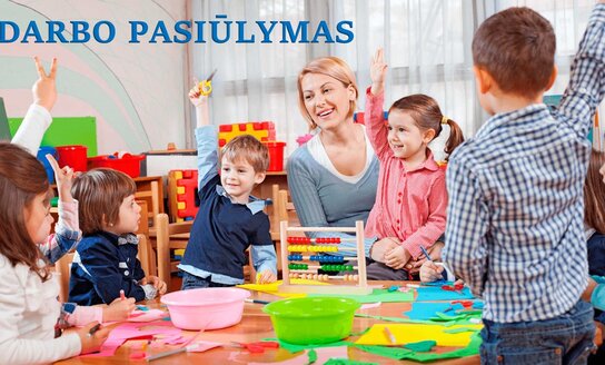 Visagino vaikų lopšelis-darželis ,,Ąžuoliukas“ skelbia atranką