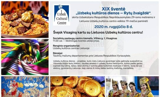 Švęsk Visaginą kartu su Lietuvos Uzbekų kultūros centru