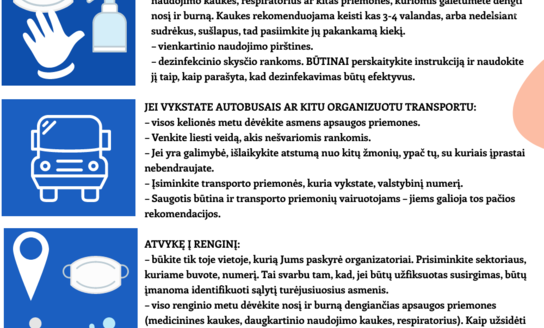 Nacionalinis visuomenės sveikatos centras ragina vyksiančioje palaikymo Baltarusijai akcijoje...