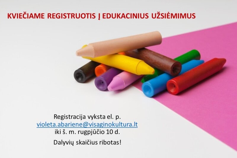 Kūrybos pasaulio akademija kviečia