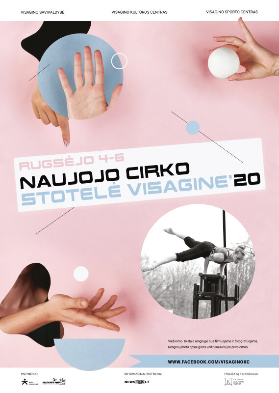 Naujojo cirko stotelė Visagine ’20