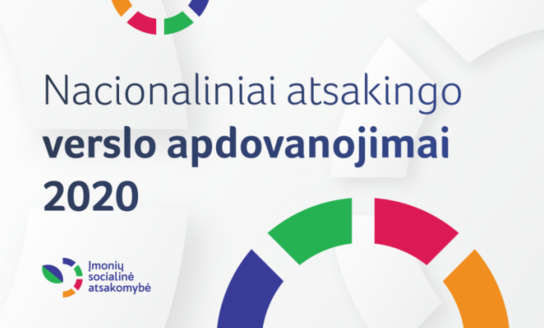 Paskelbtas Nacionalinio atsakingo verslo apdovanojimų 2020 metų konkursas