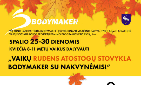 Vaikų rudens atostogų stovykla „Bodymaker“ 