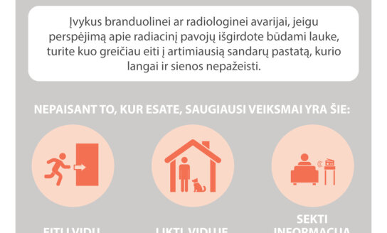 Kaip apsisaugoti nuo radioaktyviojo užterštumo?