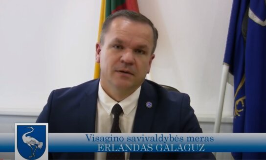 Meras Erlandas Galaguz atsako į visaginiečių klausimus