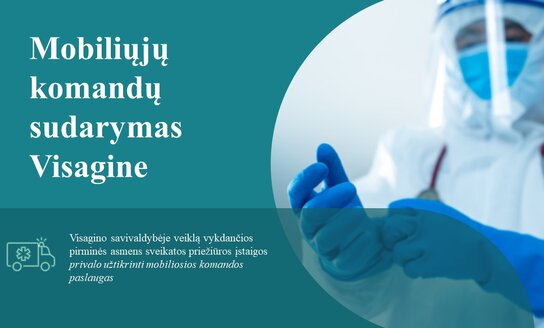 Dėl mobiliųjų komandų sudarymo