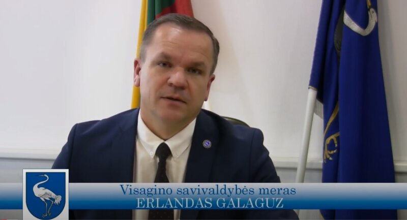 Meras Erlandas Galaguz atsako į visaginiečių klausimus