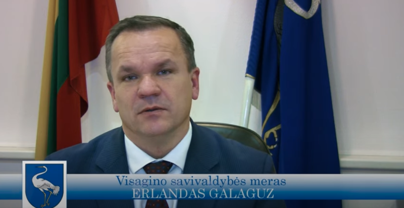 Meras Erlandas Galaguz atsako į visaginiečių klausimus