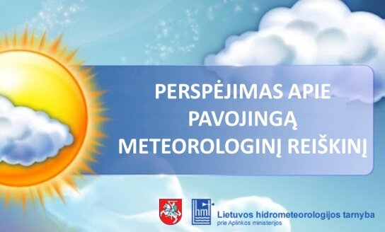 Perspėjimas apie pavojingą meteorologinį reiškinį – rūką