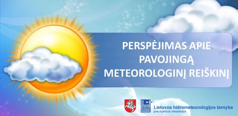 Perspėjimas apie pavojingą meteorologinį reiškinį – rūką