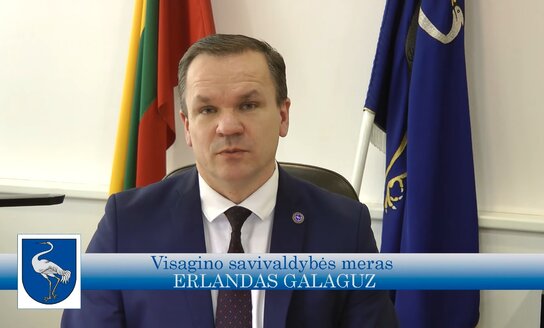 Meras Erlandas Galaguz atsako į visaginiečių klausimus