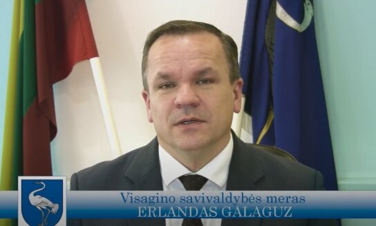 Meras Erlandas Galaguz atsako į visaginiečių klausimus