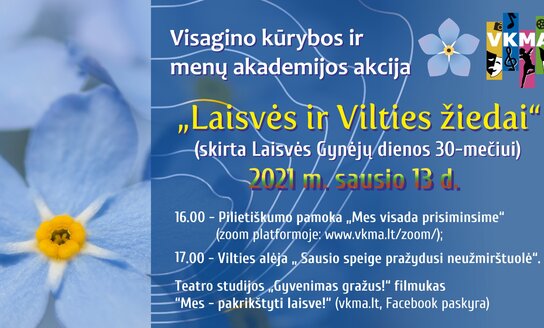 Kviečiame prisijungti prie akcijos „Laisvės ir Vilties žiedai"