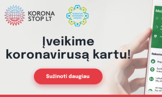 Programėlė „Korona Stop LT“ naudinga ir persirgusiems, ir pasiskiepijusiems asmenims