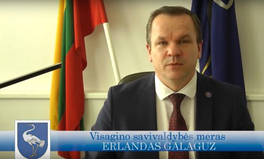 Meras Erlandas Galaguz atsako į visaginiečių klausimus