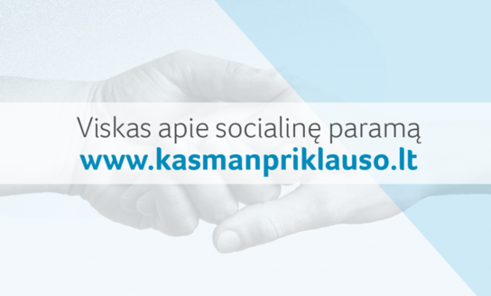 Viskas vienoje vietoje apie išmokas skirtingais gyvenimo atvejais – www.kasmanpriklauso.lt