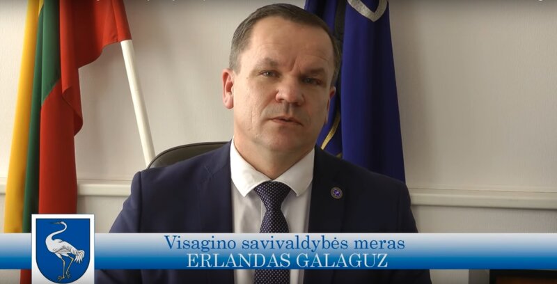 Meras Erlandas Galaguz atsako į visaginiečių klausimus