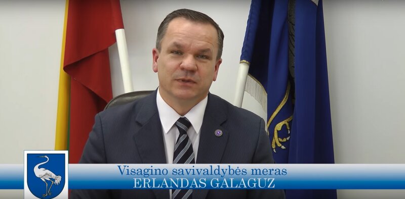 Meras Erlandas Galaguz atsako į visaginiečių klausimus