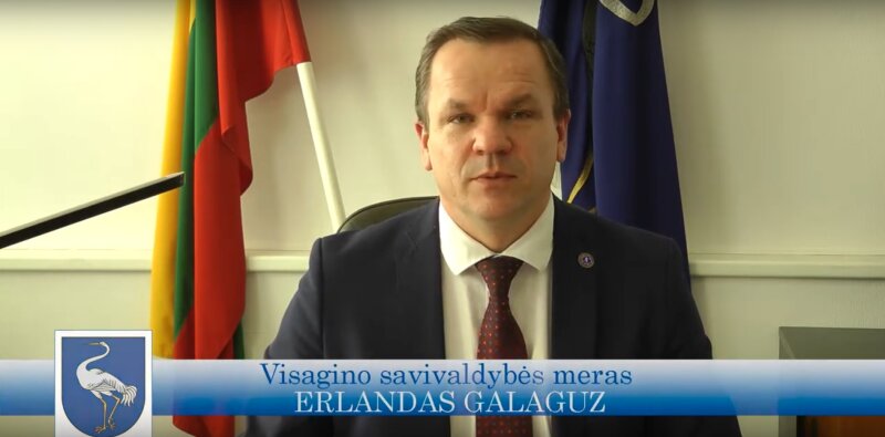 Meras Erlandas Galaguz atsako į visaginiečių klausimus