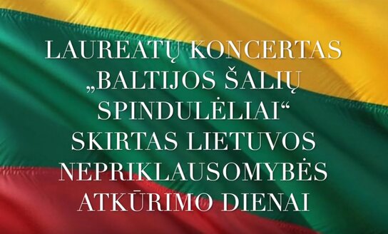 Konkurso laureatų koncertas „Baltijos šalių spindulėliai“