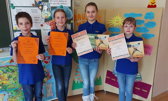 Tiriamųjų darbų konkurse visaginietės tapo laureatėmis